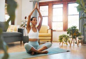 woman achieving her health goals